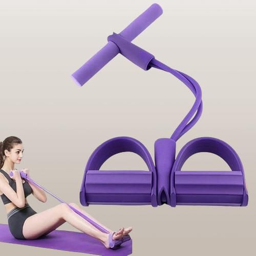 "Multi-Function Yoga Pedal Puller Resistance Band for Full-Body Fitness"